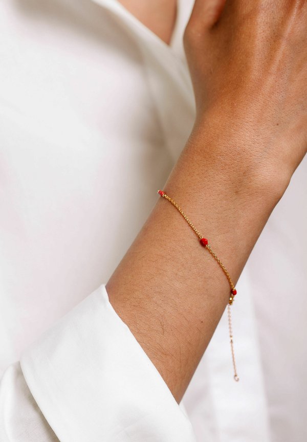 LITTLE BIG LOVE ARMBAND MIT MEHREREN HERZEN GOLD - Armband - gold plated