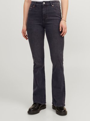 JXTURIN - Bootcut jeans - black denim