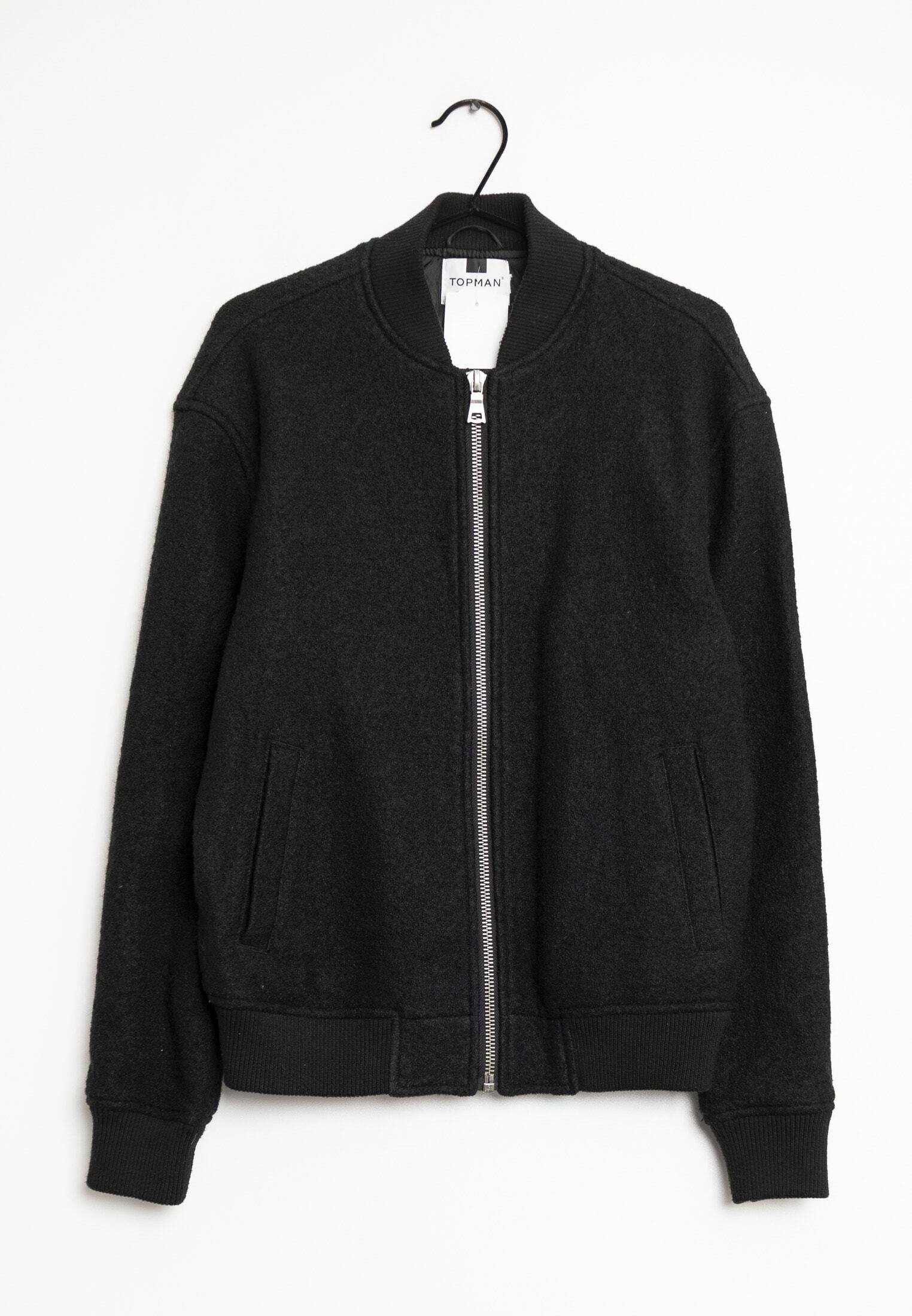 Topman Bomber Jacket black (Pre-owned)