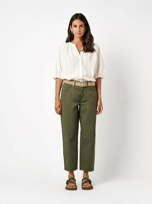 TONI, STYLE LIV BARREL - Jeans Relaxed Fit - khaki