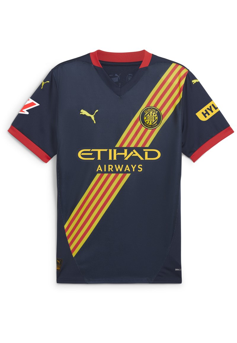 Puma - GIRONA  - Futbolo marškinėliai - club navy/pelé yellow, Padidinti