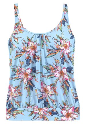 TANKINI - Bikini-Top - hellblau-bedruckt