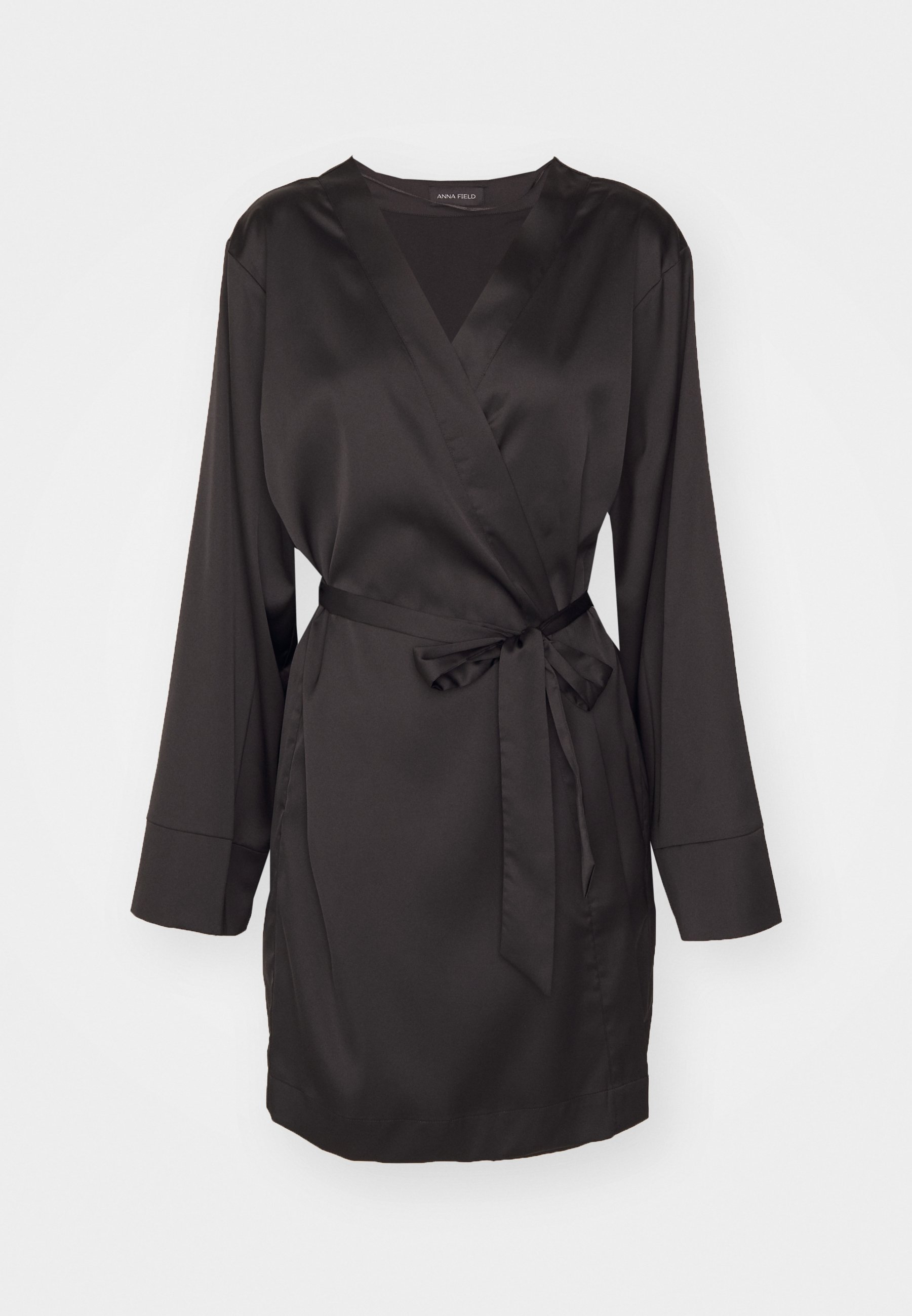 Black bathrobe