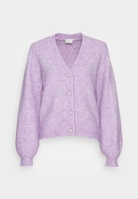 SARLA CARDIGAN - Casaco de malha - orchid bloom melange