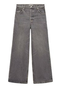 Široké nohavice - grey denim