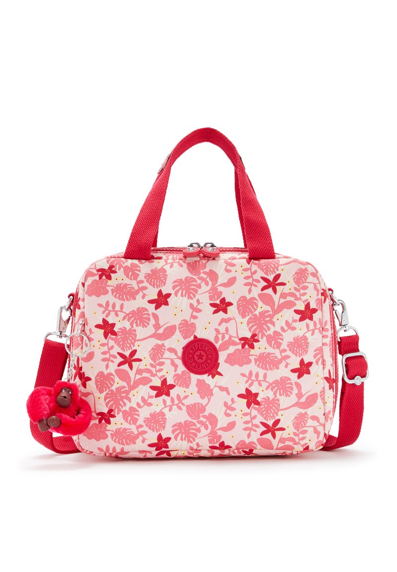 Kipling Umhängetasche - pink leaves
