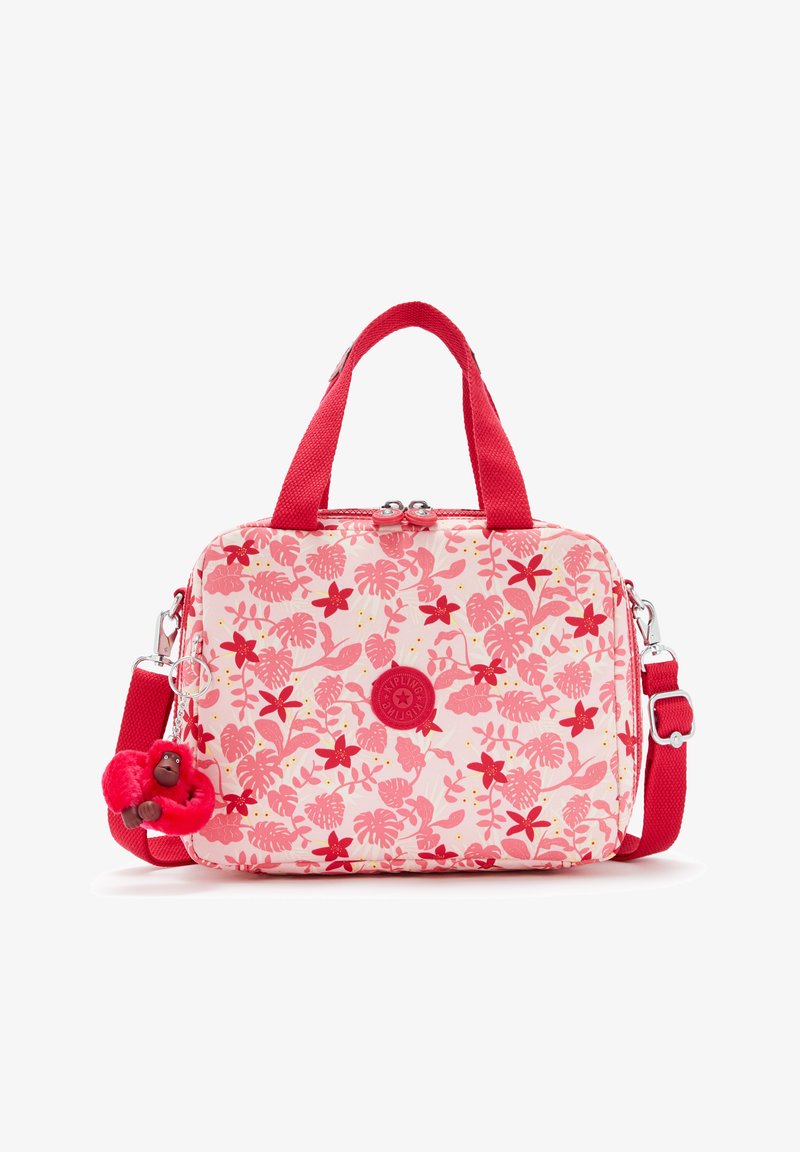 Kipling Umhängetasche - pink leaves