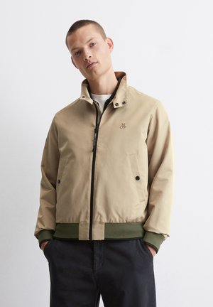 HARRINGTON-REGULAR AUS WASSERABWEISENDEM MICRO - Bomber Jacket - charleston gray