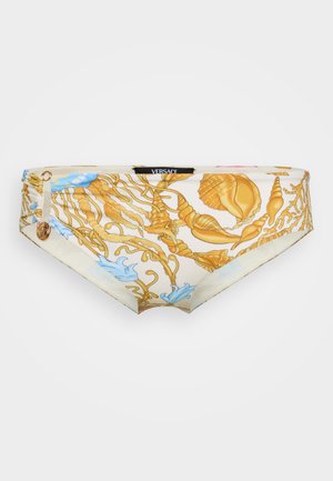 Versace SWIM RENEWSTYLE LIGHT UNDERWATER BAROCCO PLACED SAFETY PIN - Bas de bikini - eggshell/multicolor