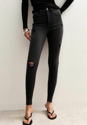 HALLIE DISCO RIPPED  - Jeans Skinny Fit - black