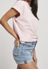 Urban Classics Jednoduché tričko - mottled pink