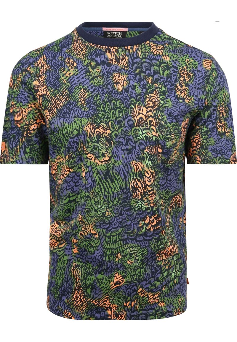 T-shirts korte mouw blauw Scotch & Soda main image 1
