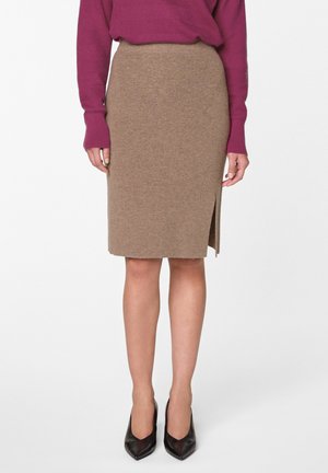 STRAIGHT - Bleistiftrock - beige camel