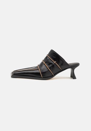 MIISTA TATTI MULES - Heeled mules - black