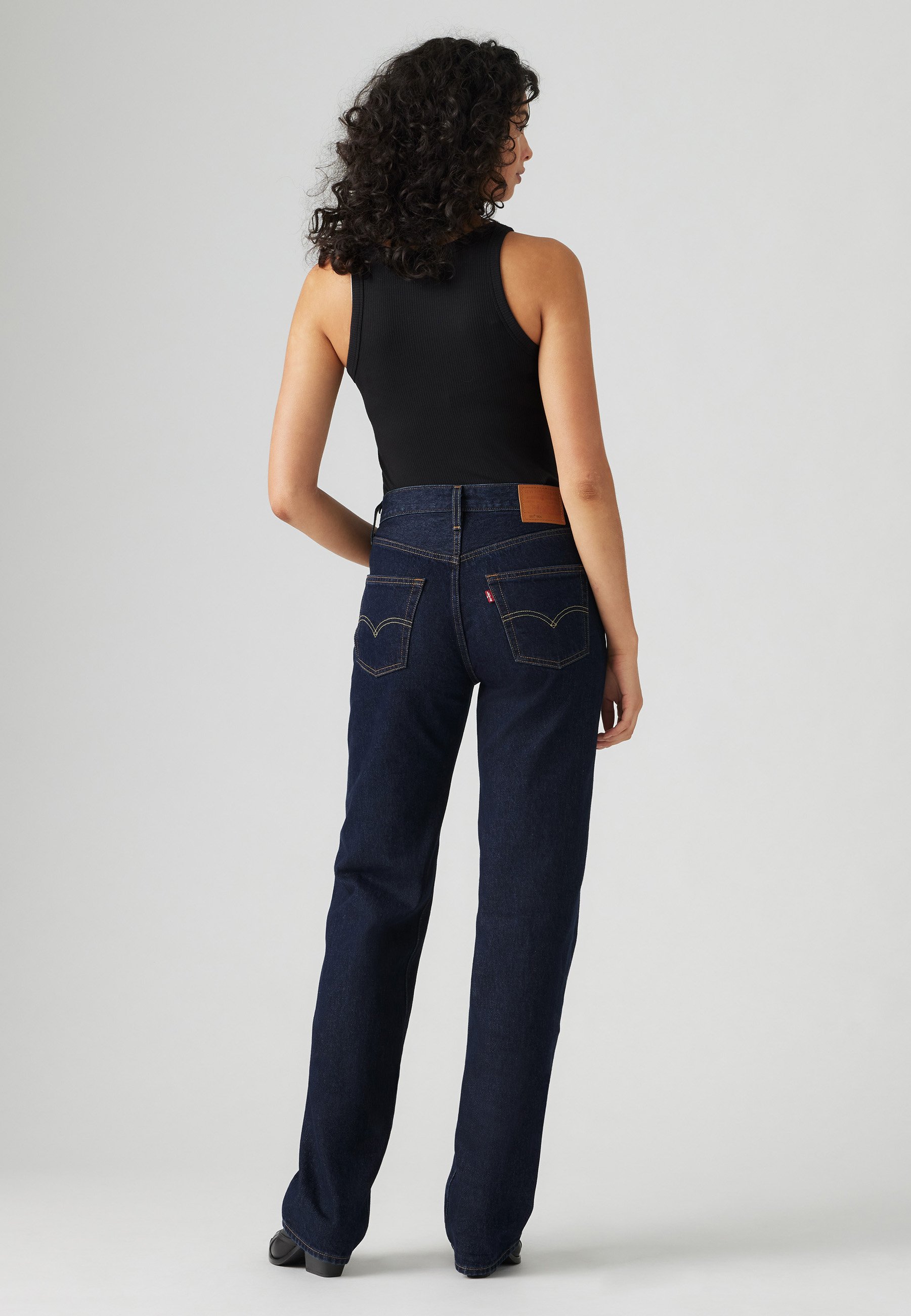 Levi's® 501® '90S WESTERN - Straight leg jeans - dark blue denim
