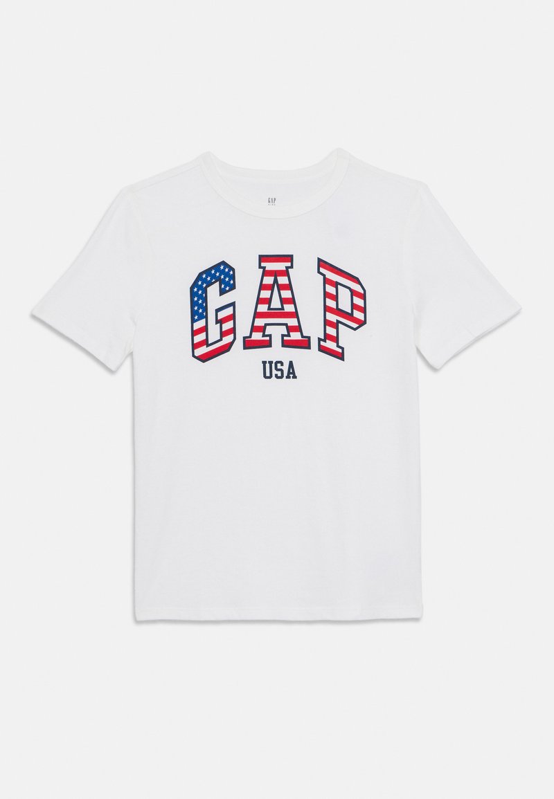 GAP VALUE BOYS - Print T-shirt - off white