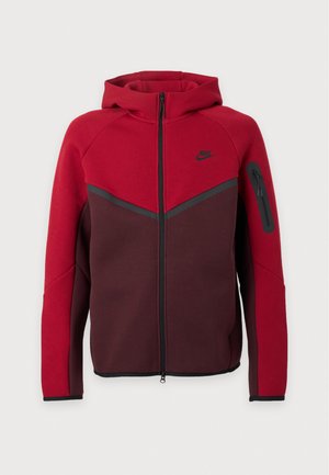 Nike Sportswear, HOODIE - Суитшърт с цип - tough red/burgundy crush/black