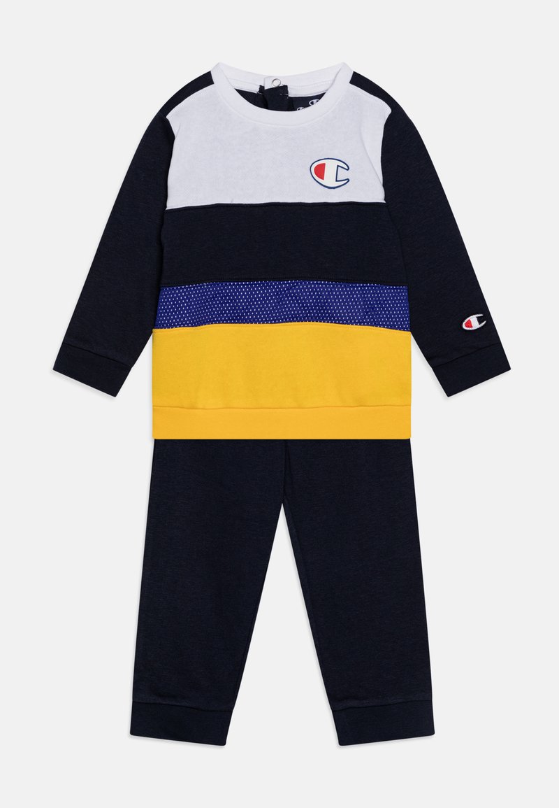 Champion - RETRO SPORT TODDLER CREWNECK SUIT UNISEX SET - Treningas - dark blue, Padidinti