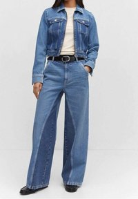 Mango Giacca di jeans - blue