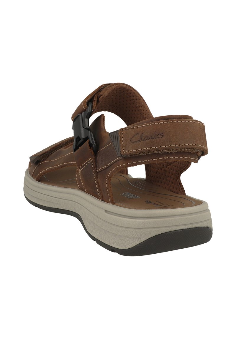 Clarks SALTWAY EDGE - Walking sandals - light tan leather  display picture 3