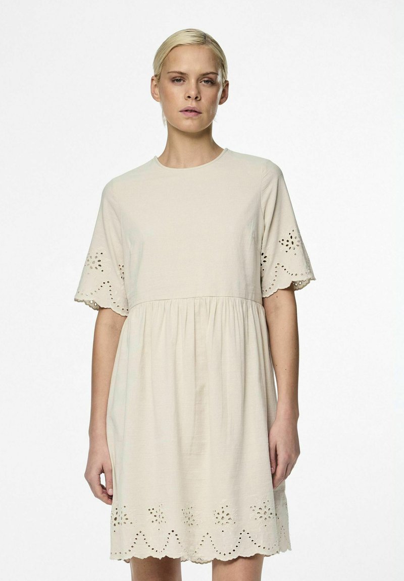 Pcalmina Embroidery Shirt Birch