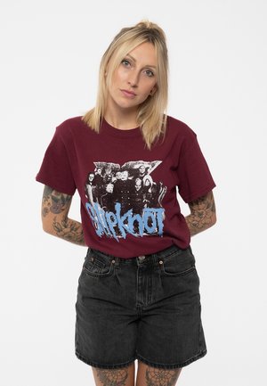 SLIPKNOT GOAT DEMON - Print T-shirt - red