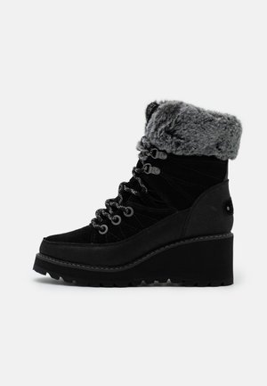 KENZIE - Wedge Ankle Boots - black