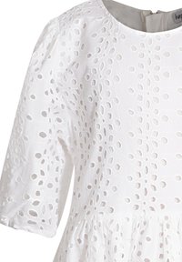 happy girls LOCHSTICKEREI - Day dress - ecru
