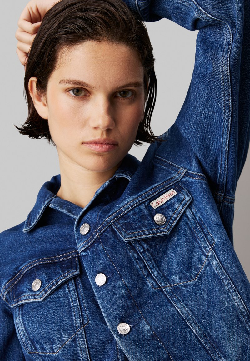 Veste Denim Bleu Cloutée Style&Co - Taille S - Style Cowboy - Occasion Très Bon état