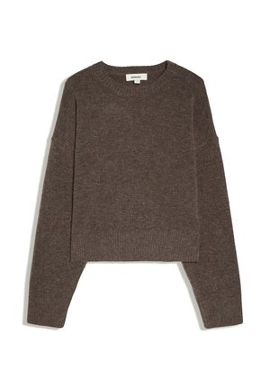 Bershka, CREW NECK-JUMPER - Pullover - dark brown