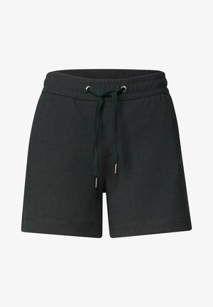 Street One, SHORTS WITH TEXTURE IN A LOOSE FIT - Shorts - pine grove green