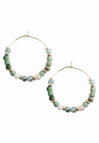 Next BEADED HOOP - Cercei - green