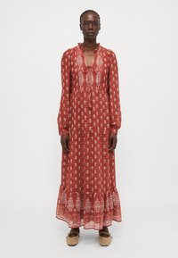 Vero Moda Tall - VMHEDI DRESS - Maxikjole - marsala/birch Miniatyrbilde 1