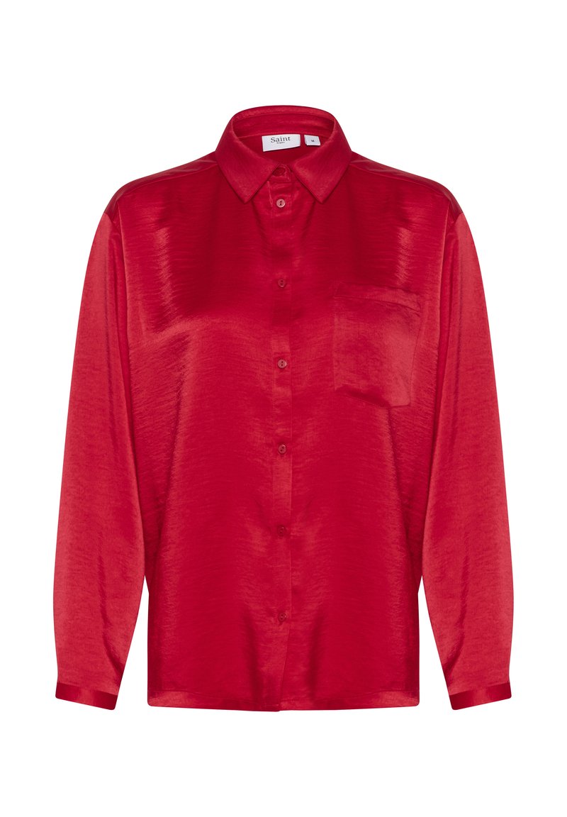 Chemisier Rouge Vif Alexandra, Taille 14, Poitrine 46 Pouces - Neuf Sans étiquettes, Style Professionnel