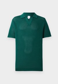 JOHNNY COLLAR TEXTURE - Poloshirt - rain forest
