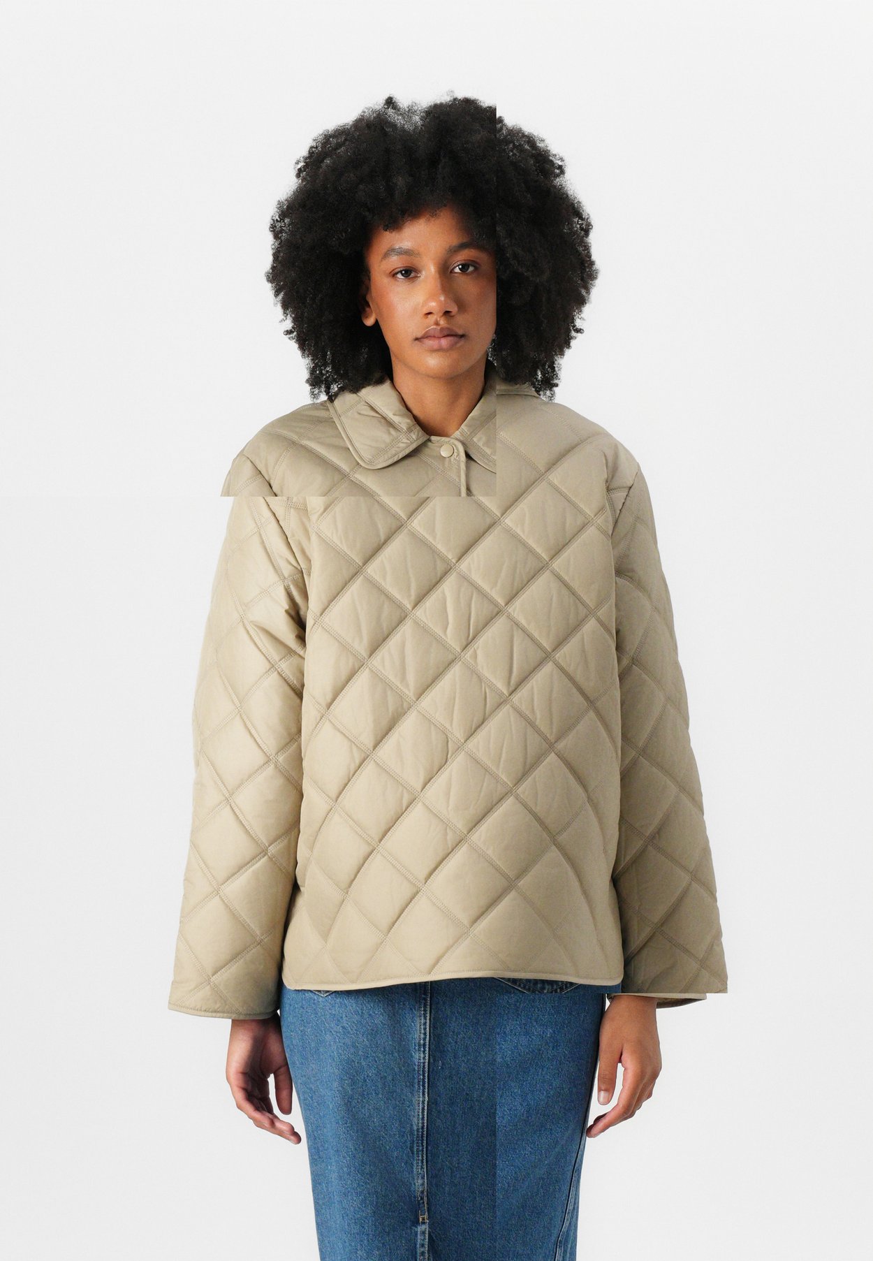 QUILTED JACKET WITH COLLAR