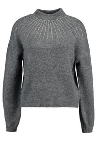 ONLY Strickpullover - mottled grey