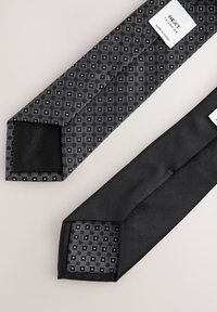 TEXTURED WITH 2 PACK REGULAR - Tie - black