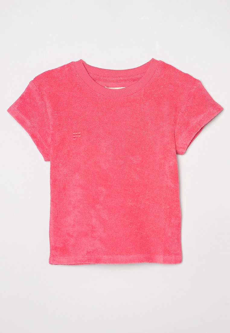 PANGAIA T-shirt basic donkerroze