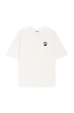 Kaotiko BONSAI UNISEX - T-shirt print - ivory