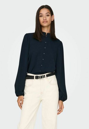 LANGARM - Button-down blouse - sky captain