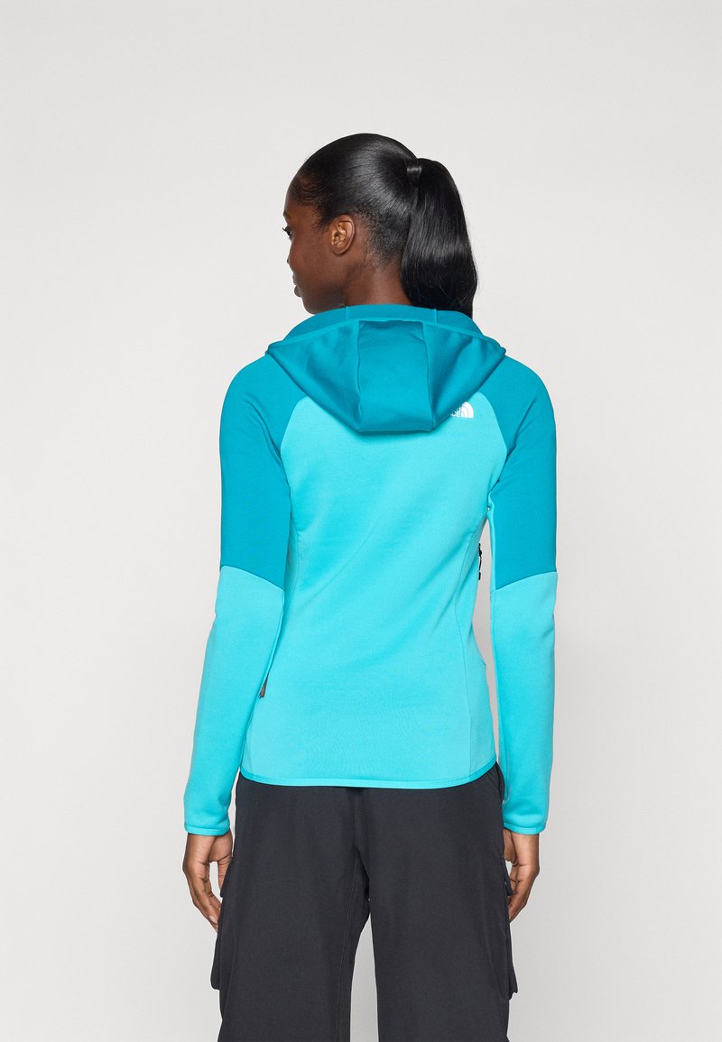 The North Face METEORA - Mikina na zip - galactic blue/deep teal