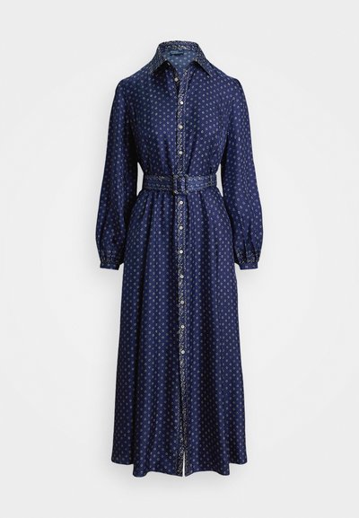 Polo Ralph Lauren MIXED-PRINT MULBERRY SILK SHIRTDRESS - Shirt dress - multi-coloured