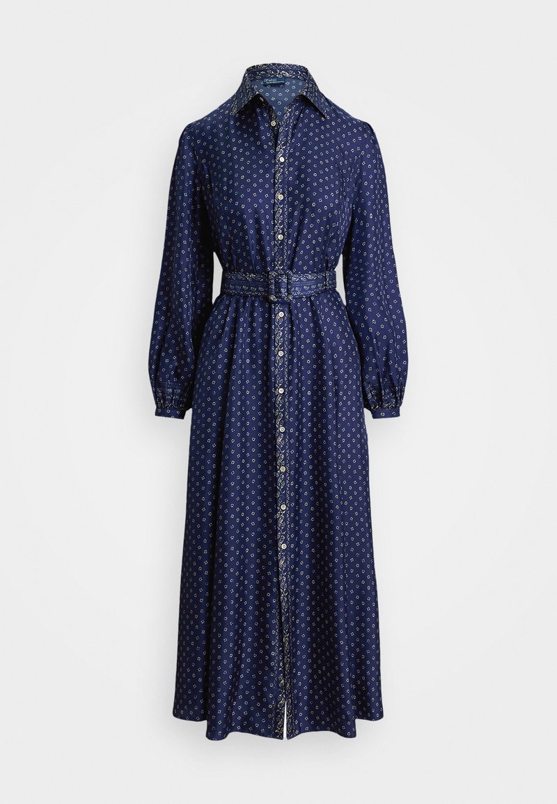 Polo Ralph Lauren MIXED-PRINT MULBERRY SILK SHIRTDRESS - Vestido camisero - multi-coloured
