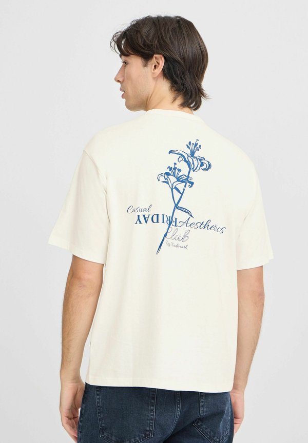 CFJAXSON - Print T-shirt - cloud dancer