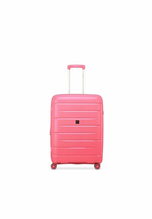 Wheeled suitcase - coral pink