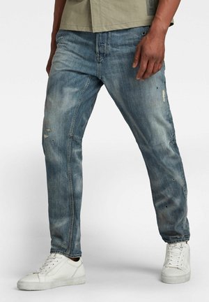 GRIP 3D RELAXED TAPERED - Jeans Relaxed Fit - faded bay burn destroyed