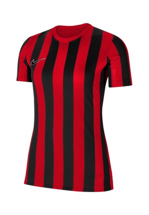 DIVISION IV STRIPED KURZARM - Football shirt - rotschwarzweiss