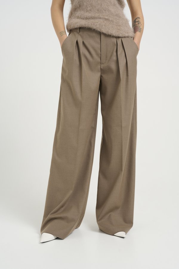 CACIA PANTS - Trousers - dark timberwolf