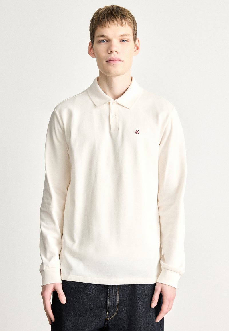 Calvin Klein Jeans CASUAL - Polotričko - white greige